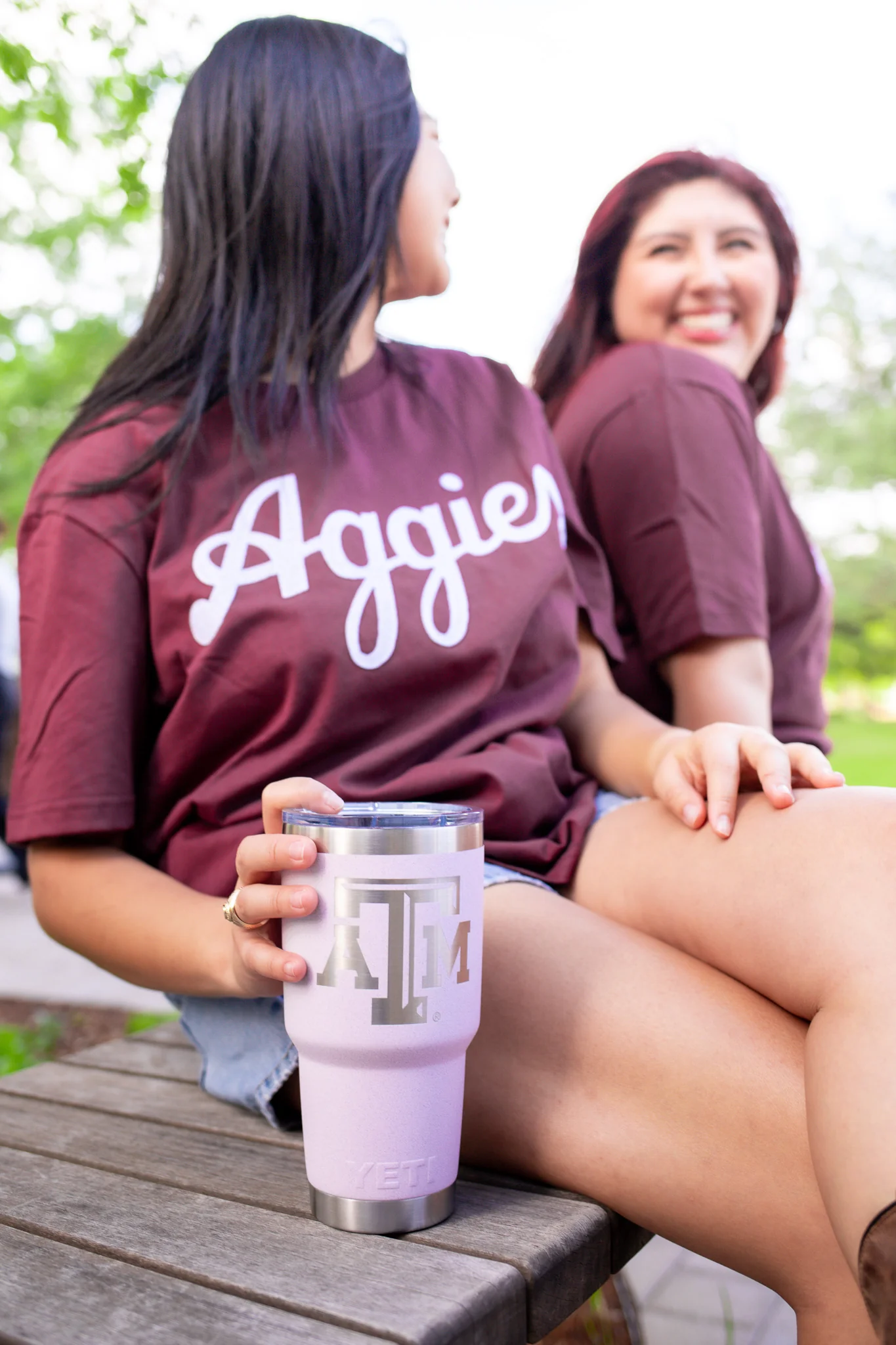 Texas A&M Yeti 30oz Tumbler - Cherry Blossom - Image 2