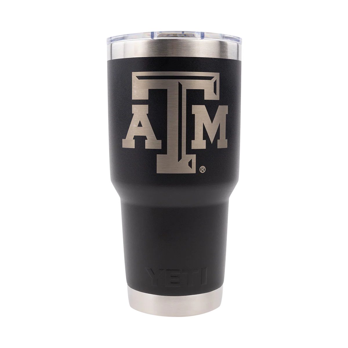 Texas A&M Yeti 30oz Black & Silver Tumbler