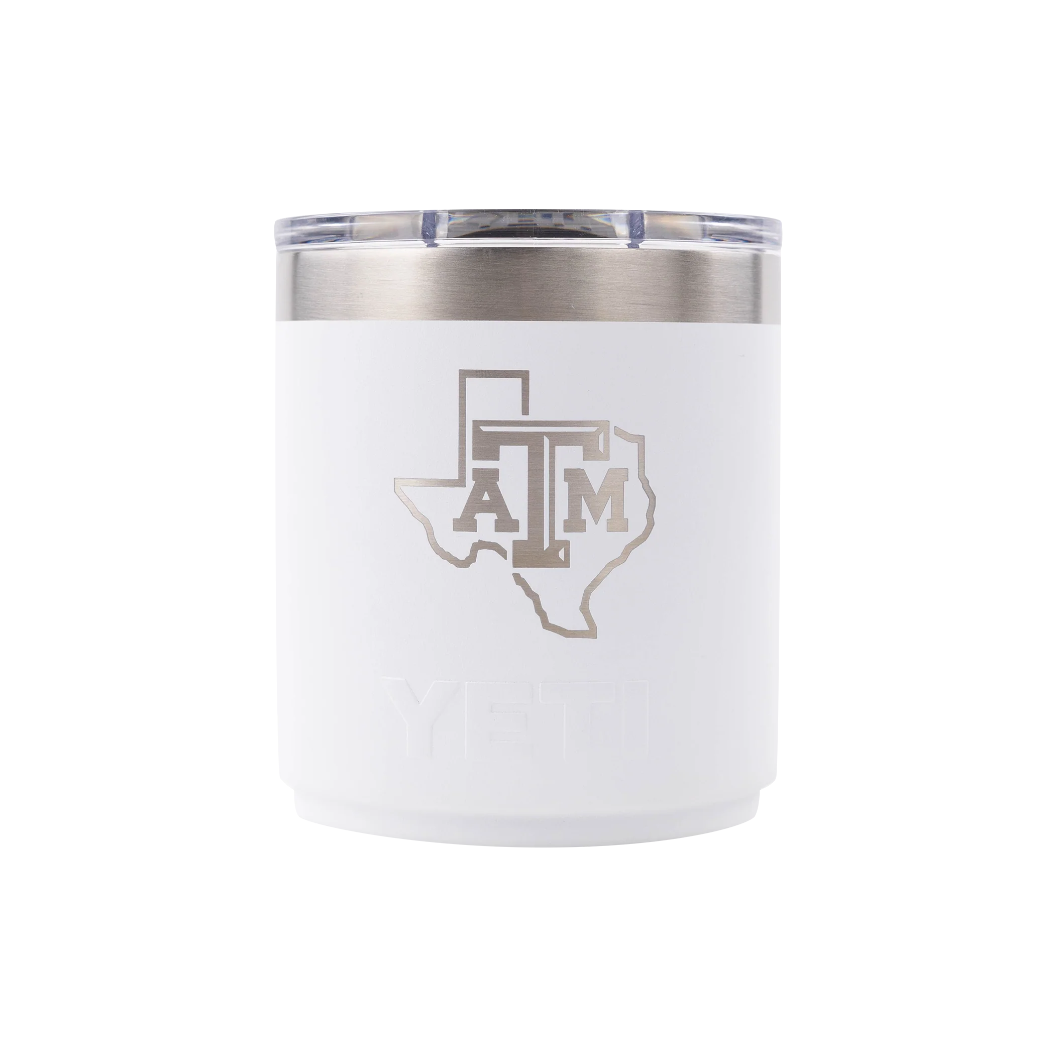 Texas A&M Yeti 10oz Lonestar White Rambler