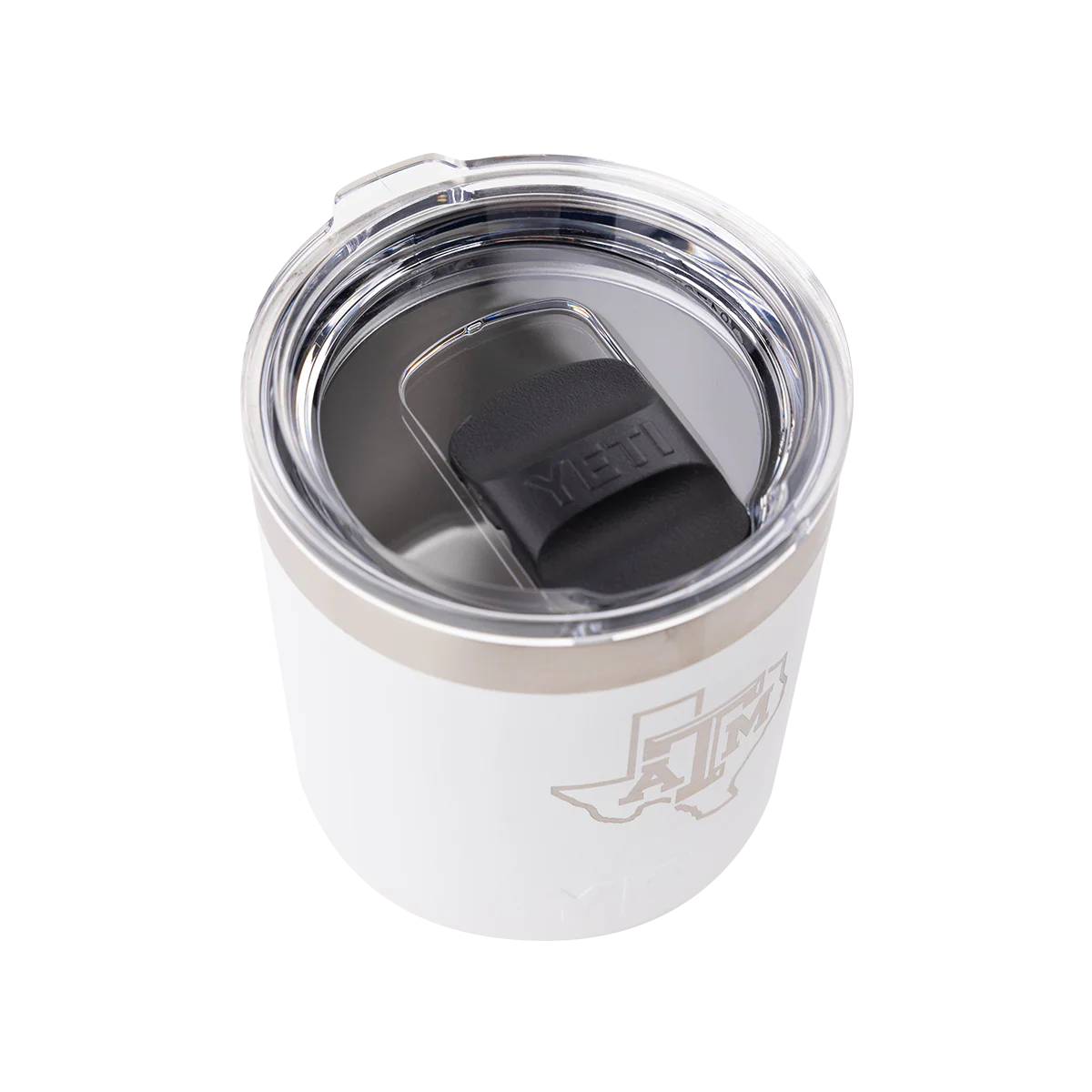 Texas A&M Yeti 10oz Lonestar White Rambler - Image 3