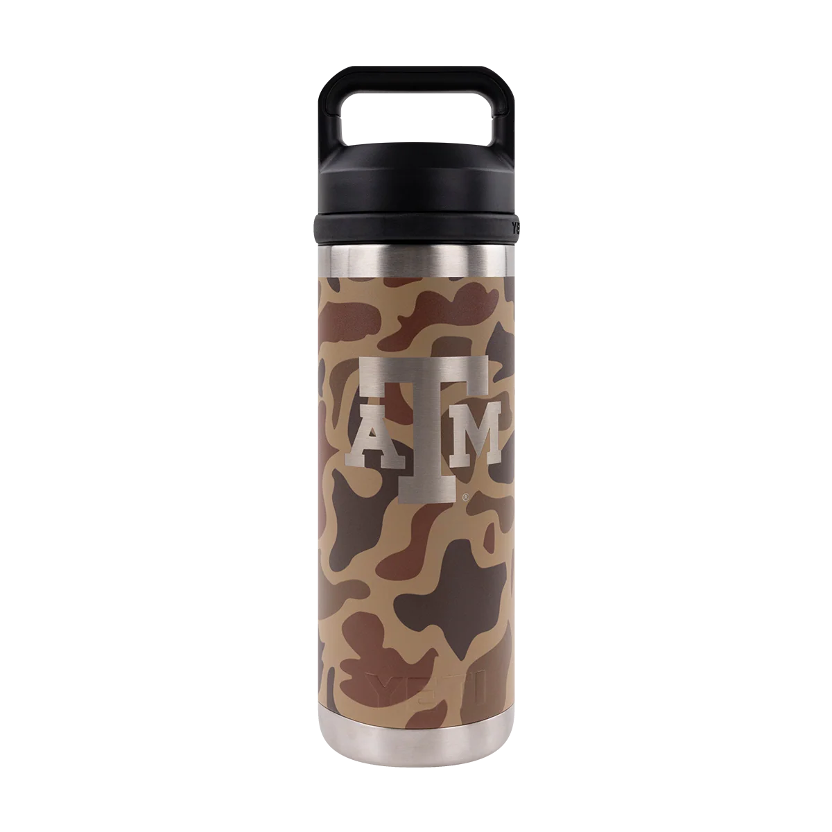 Texas A&M Yeti R18 Bottle Wetlands Camo