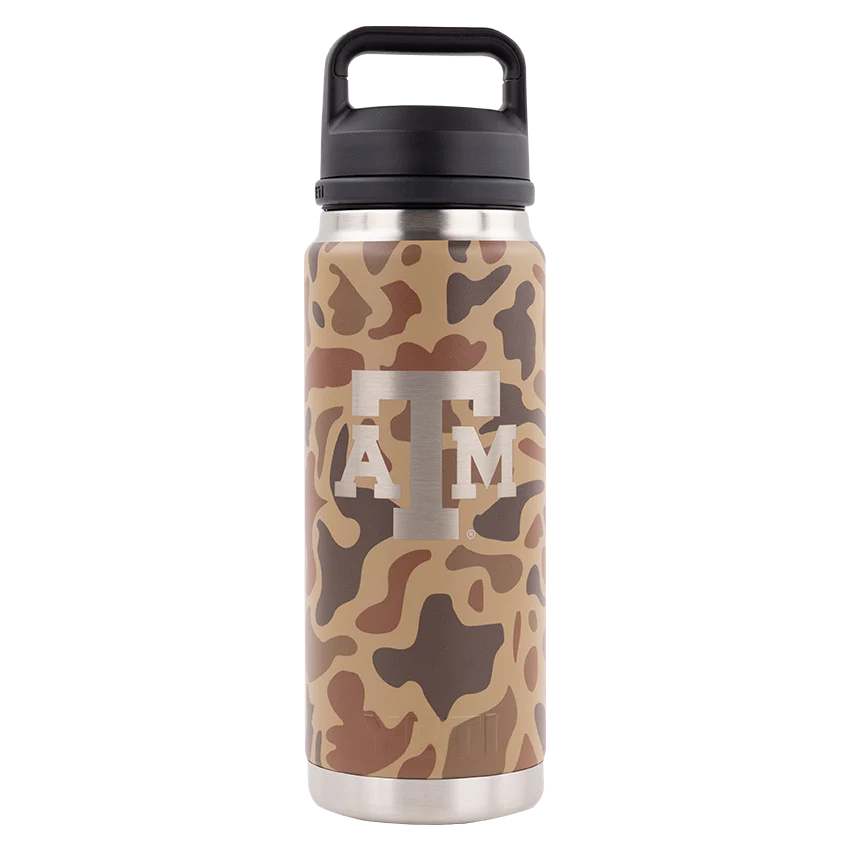 Texas A&M Yeti R26 Chug Bottle - Wetlands Camo