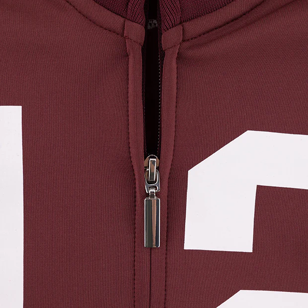 Texas A&M Zip Up Cropped Jersey - Image 3