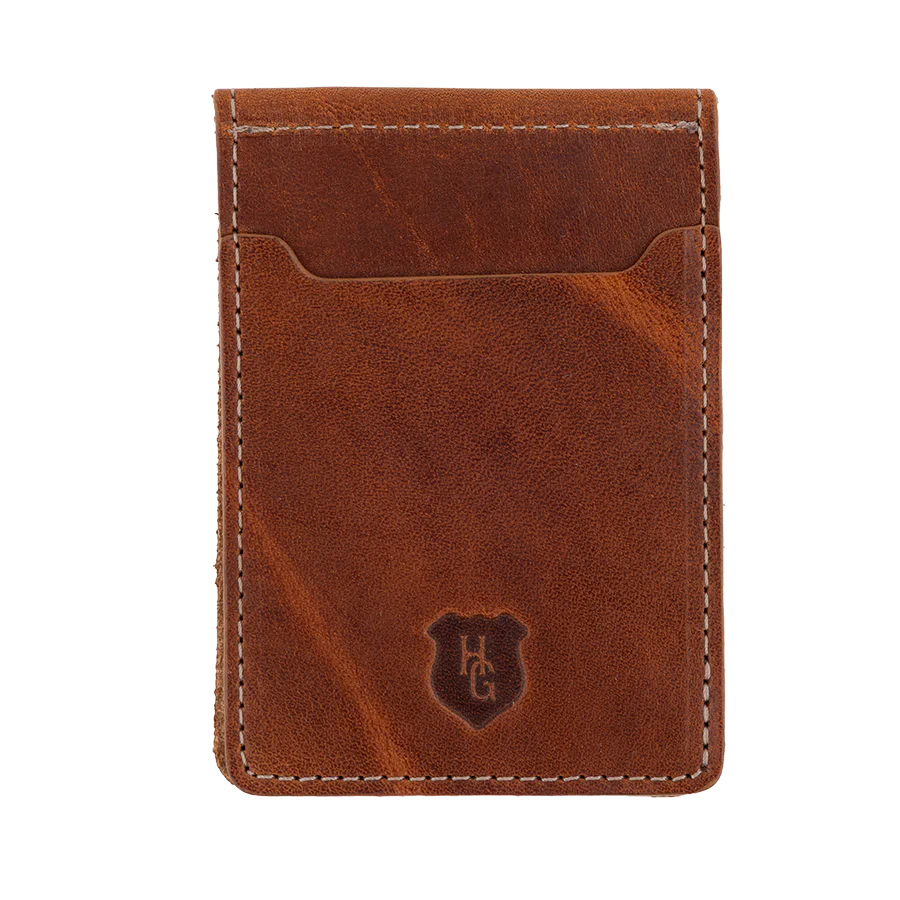 Texas Aggies Block T Heritage Gear Leather Money Clip - Image 2