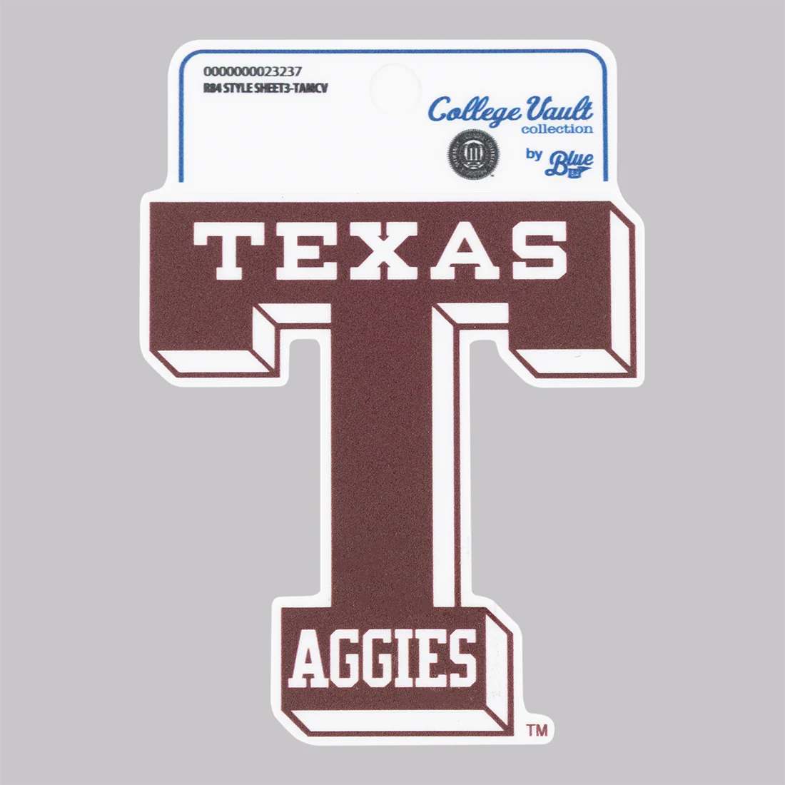Texas Aggies Block T Vintage Sticker