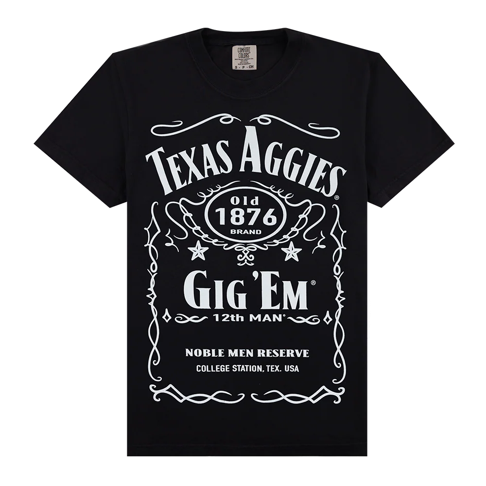 Texas Aggies Comfort Colors Old 1876 Brand Spirit T-Shirt