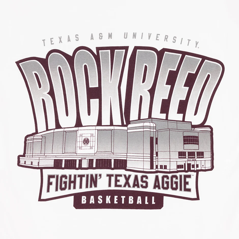 Texas Aggies Comfort Colors Rock Reed Basketball T-Shirt - Image 3