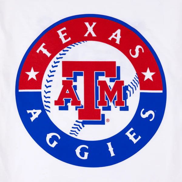 Texas Aggies Red, White and Baseball T-Shirt - Image 5