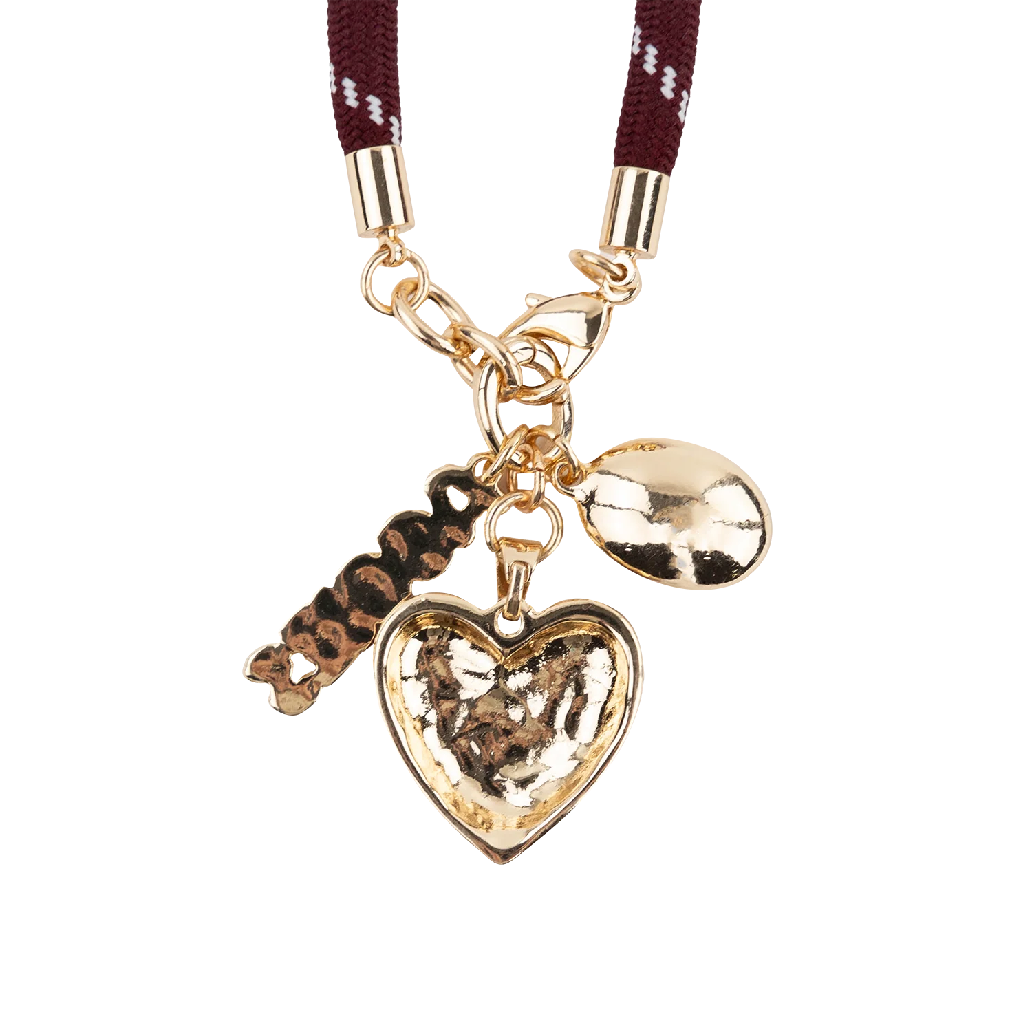 Texas A&M CANVAS Women's Aggies Heart Paracord Necklace - Image 3