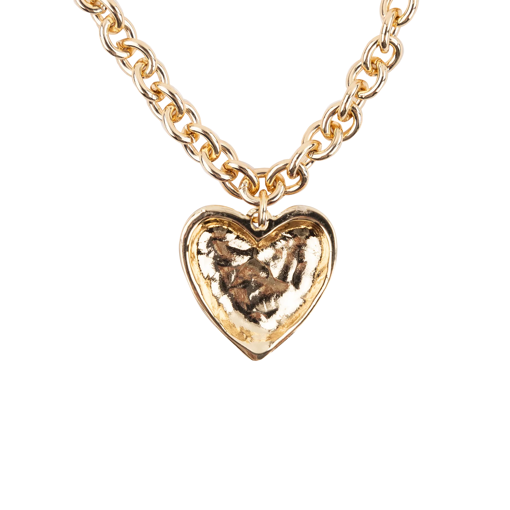 Texas A&M CANVAS Women's Heart Pendant Necklace - Gold - Image 3