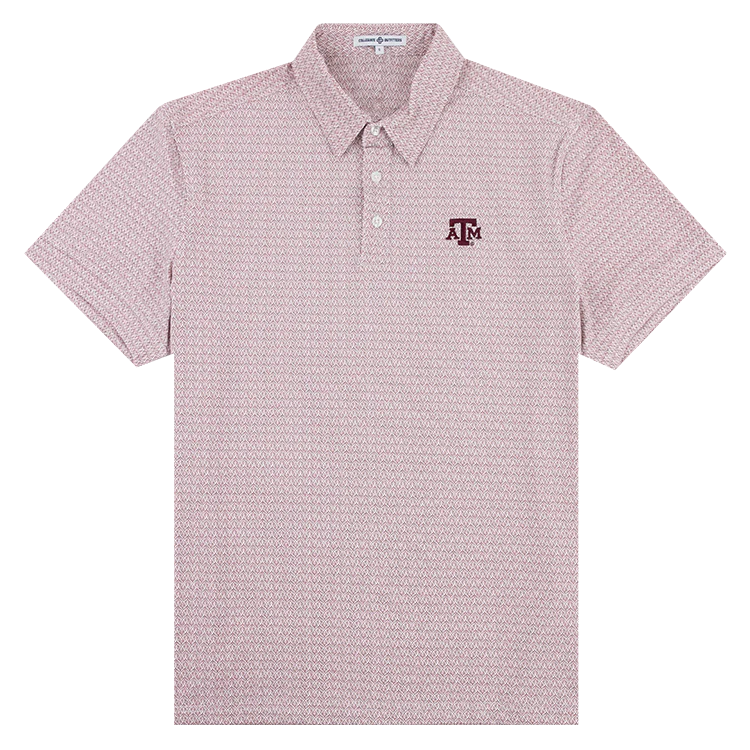Texas A&M Collegiate Outfitters Men's Fan Motif Polo - Maroon