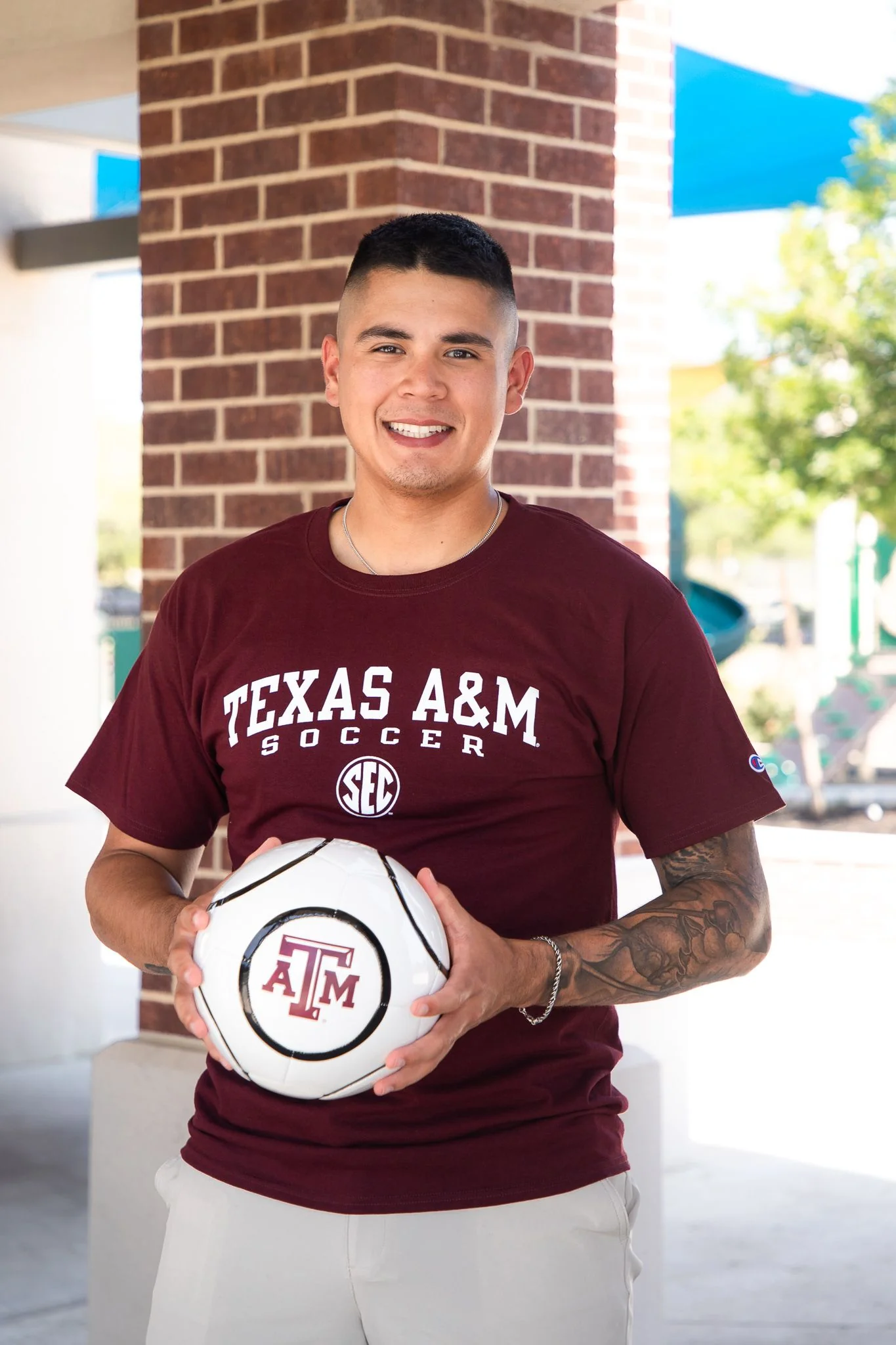 Texas A&M Champion Soccer SEC T-Shirt - Image 2