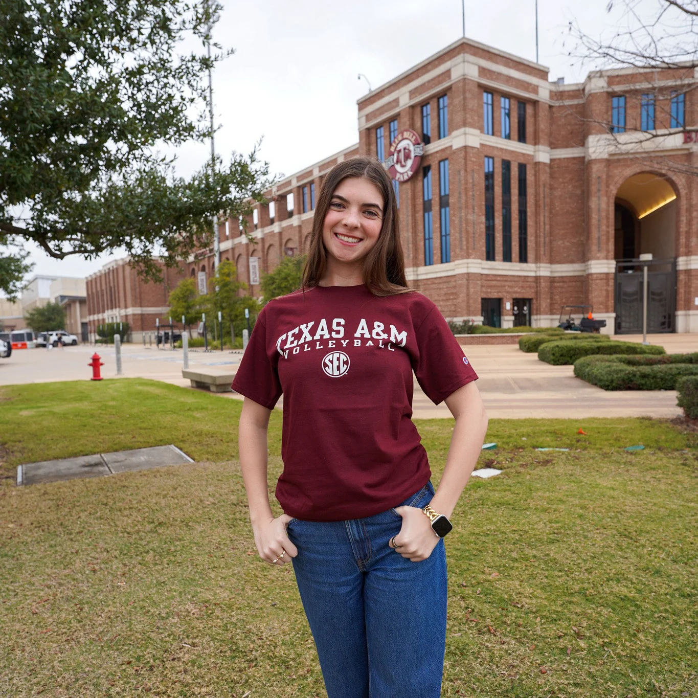 Texas A&M Champion Volleyball SEC T-Shirt - Image 2