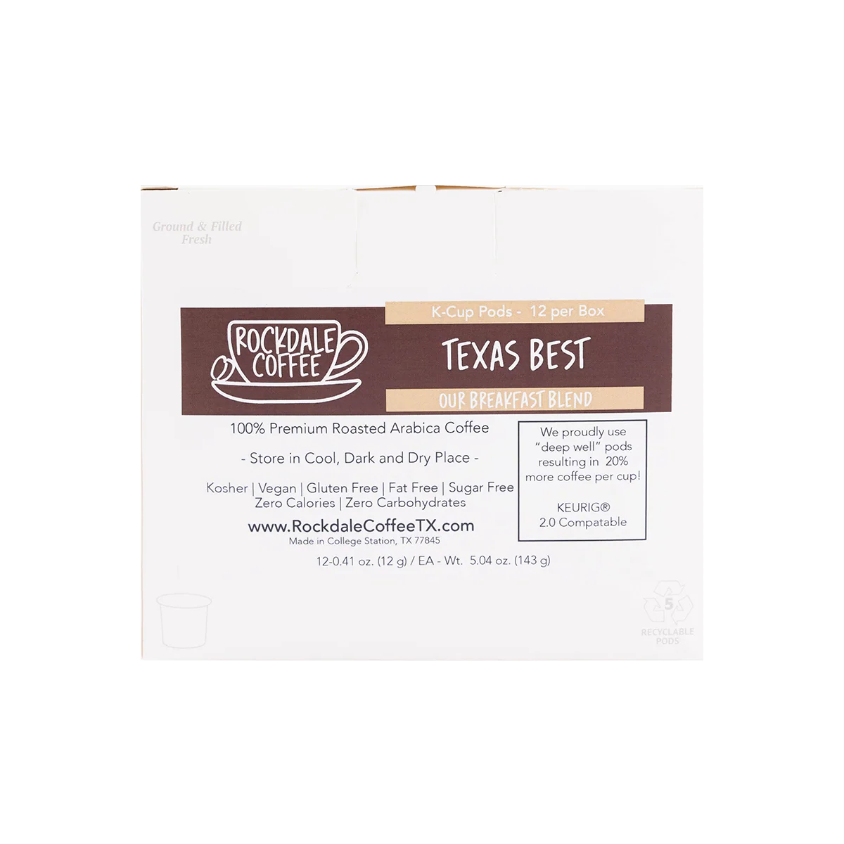 Texas Best K-Cups - Box of 12