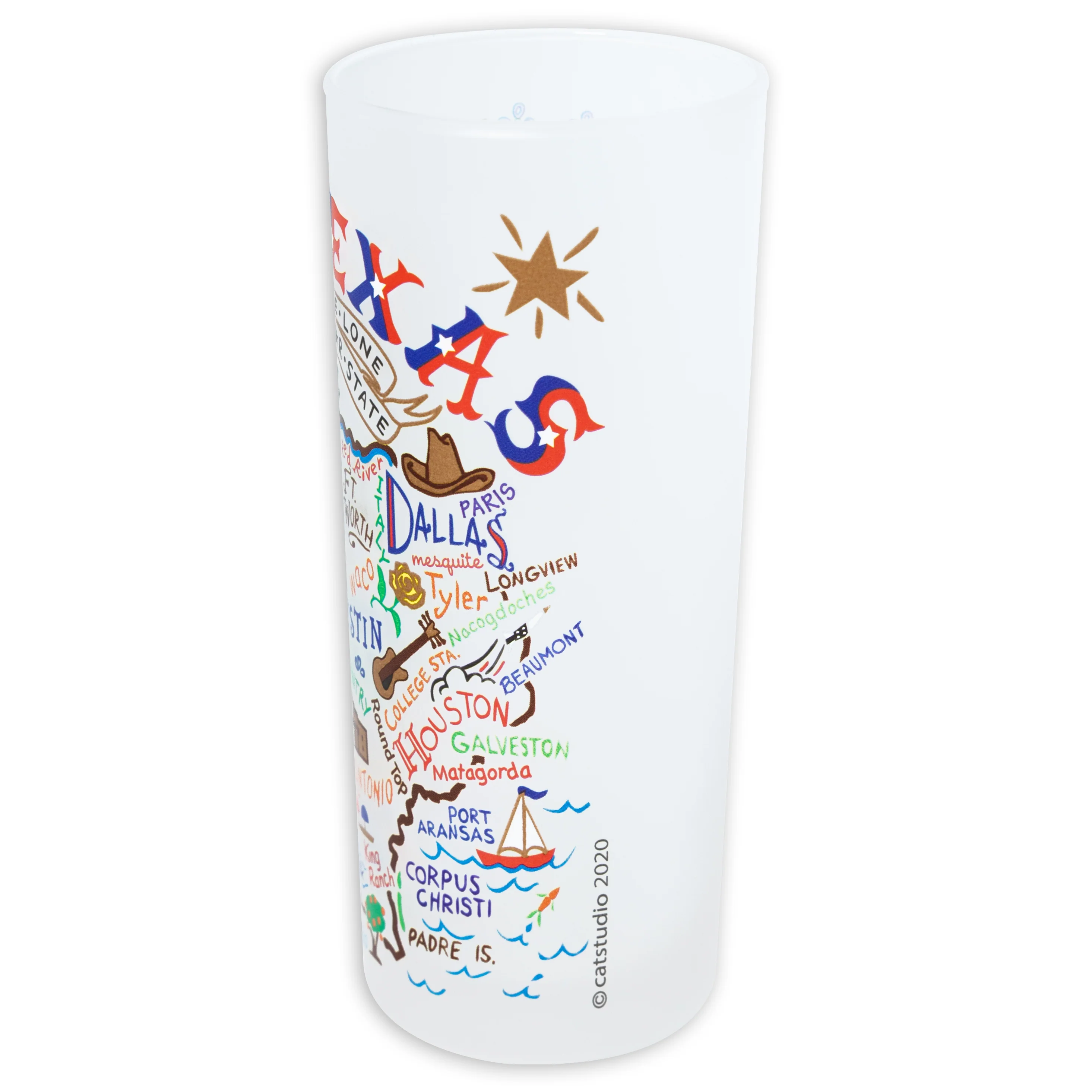 Catstudio Texas Drinking Glass - Image 3