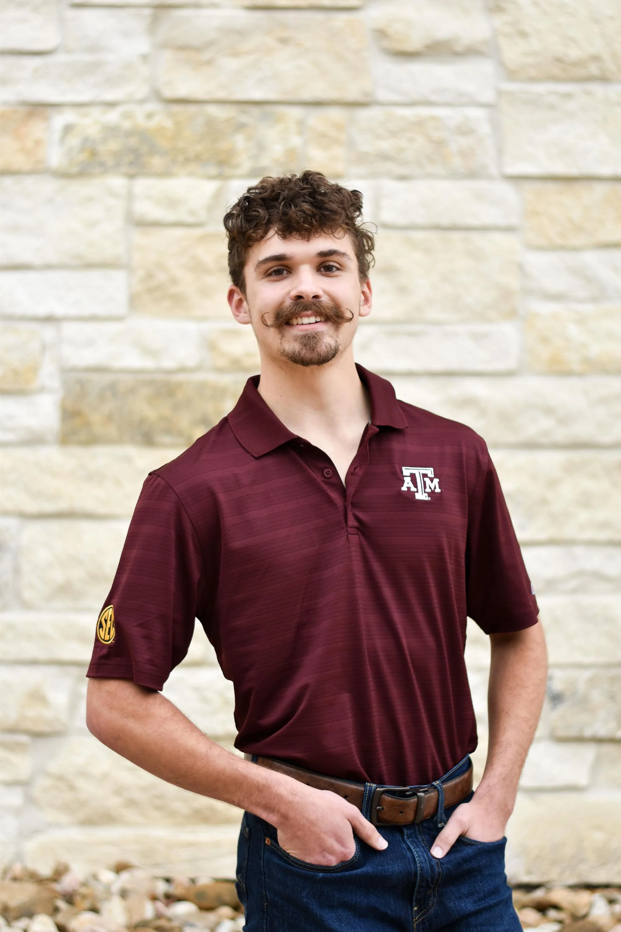 Textured Solid Polo - SEC/ ATM - Image 2