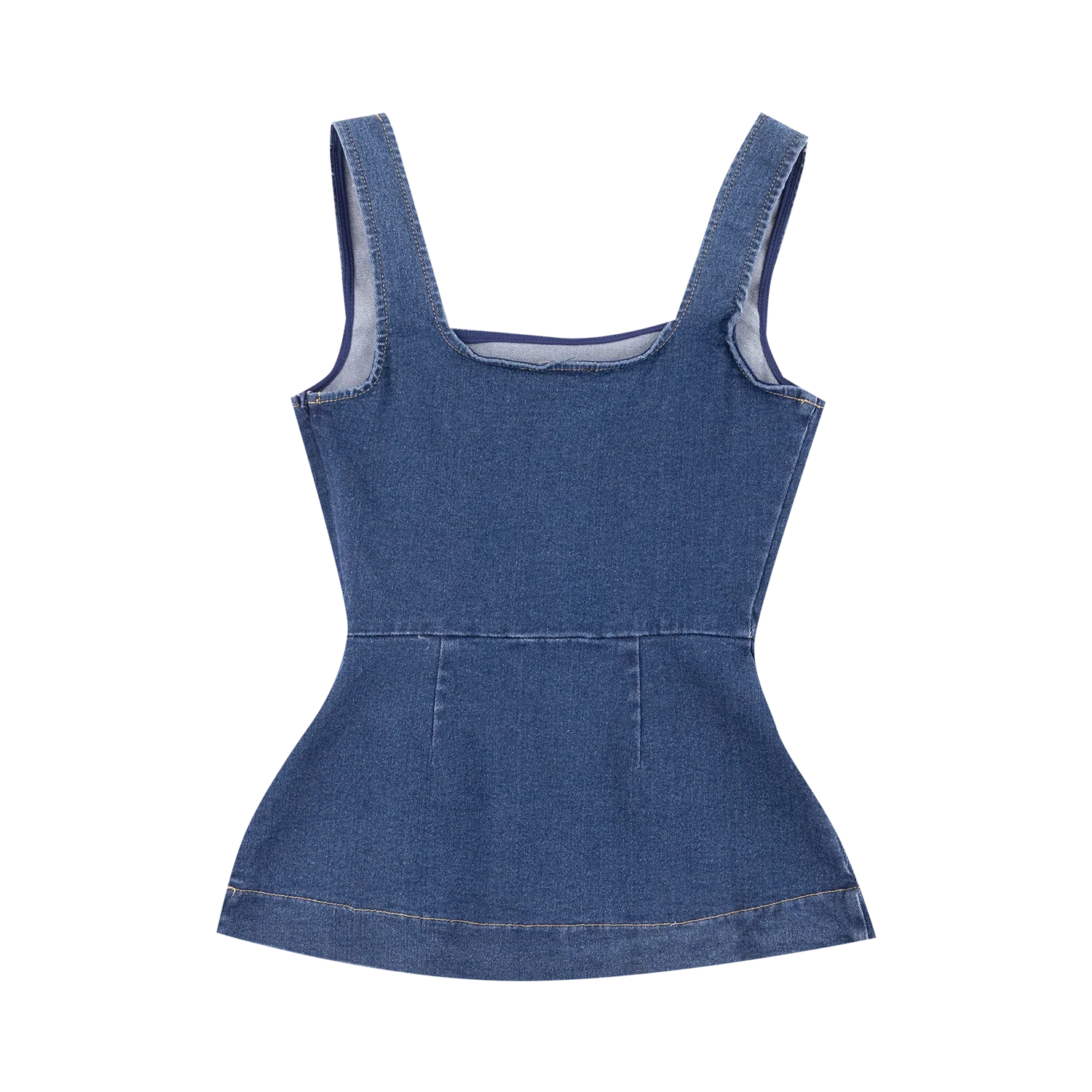 Timing Inc Women's Denim Darling Corset Top - Image 2