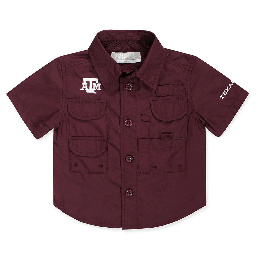 Texas A&M Toddler Maroon Fishing Shirt