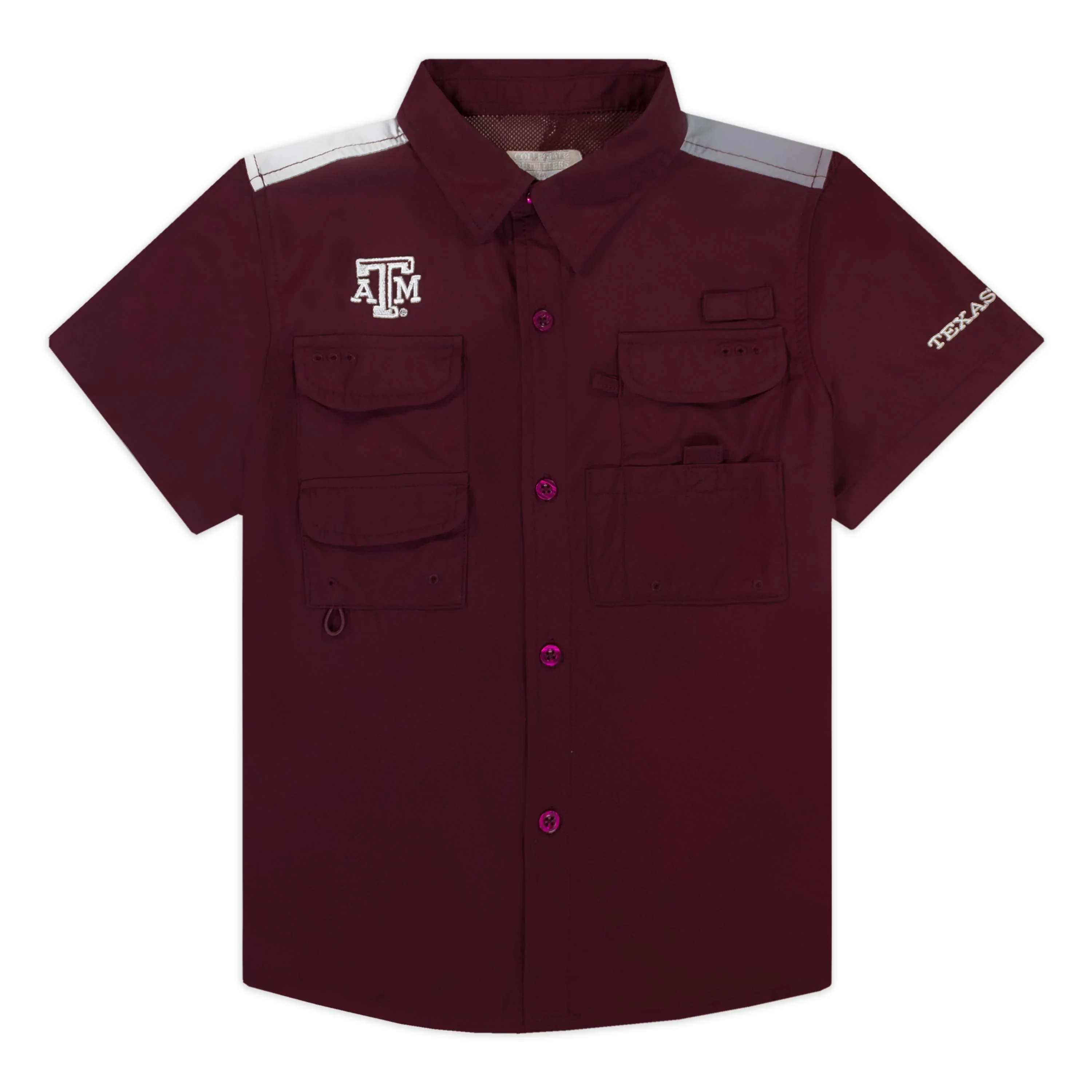 Texas A&M Toddler Performance Flag Fishing Shirt - Image 2