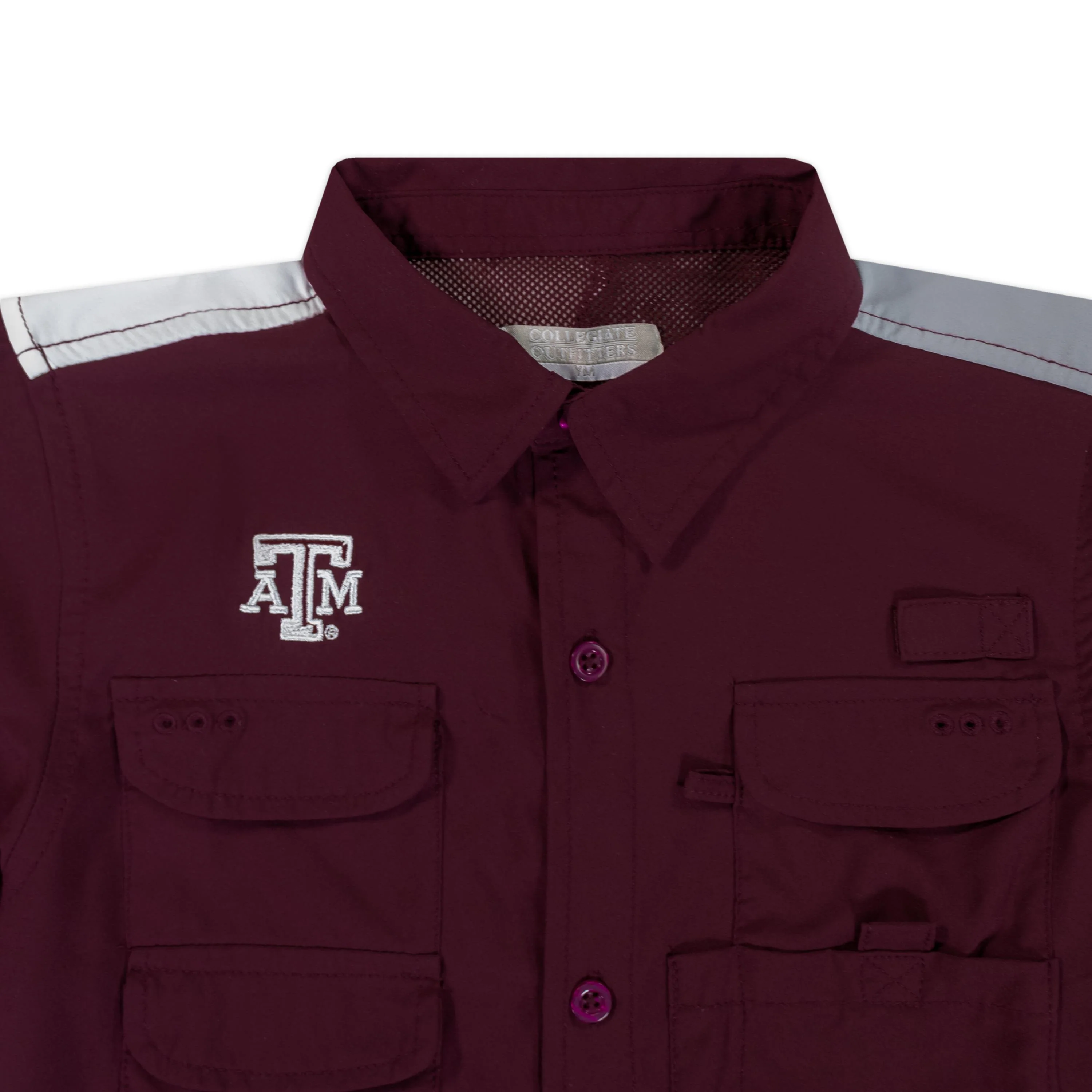 Texas A&M Toddler Performance Flag Fishing Shirt - Image 3