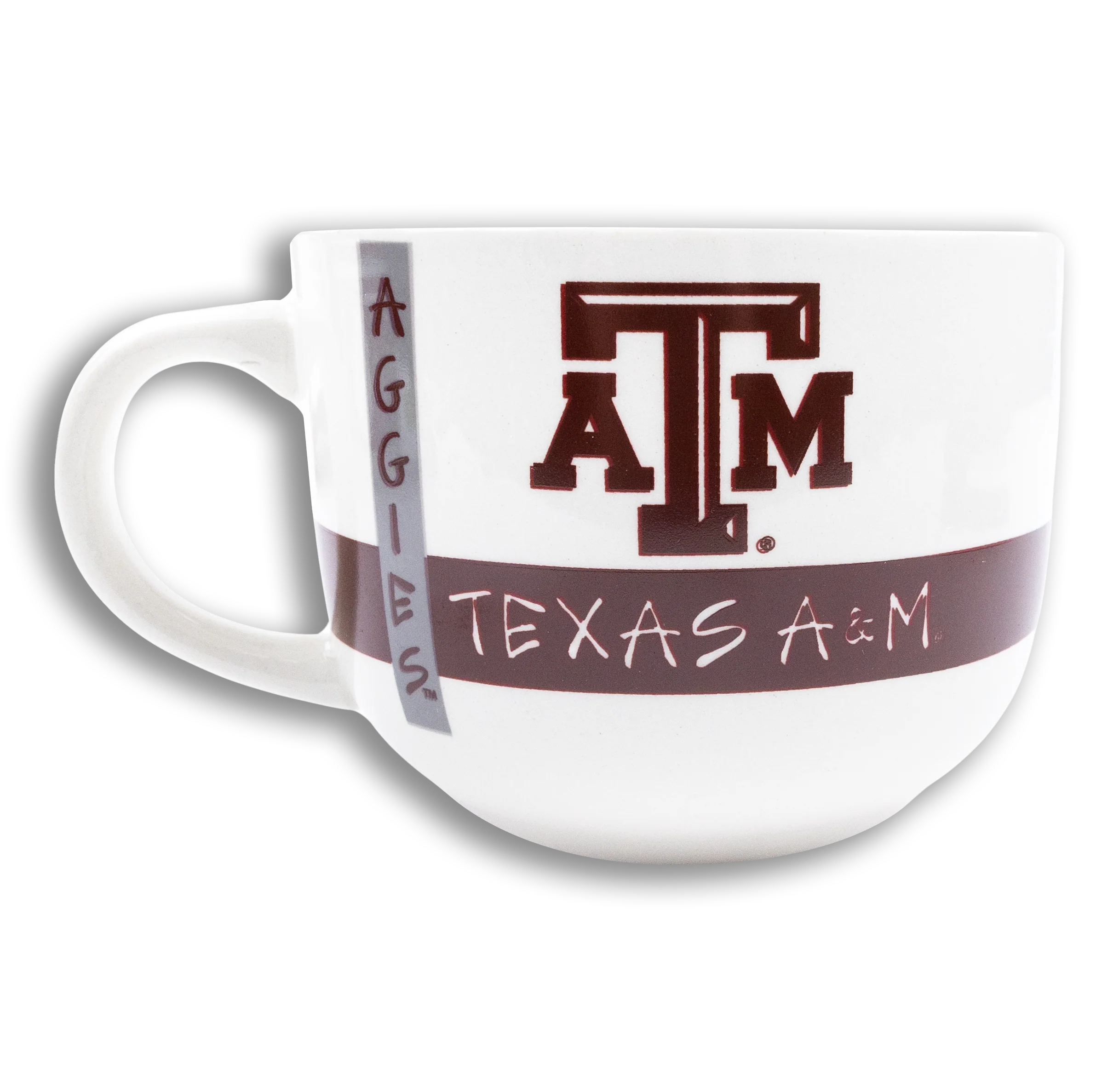 Texas A&M Aggies White Mug 19 Oz - Image 2