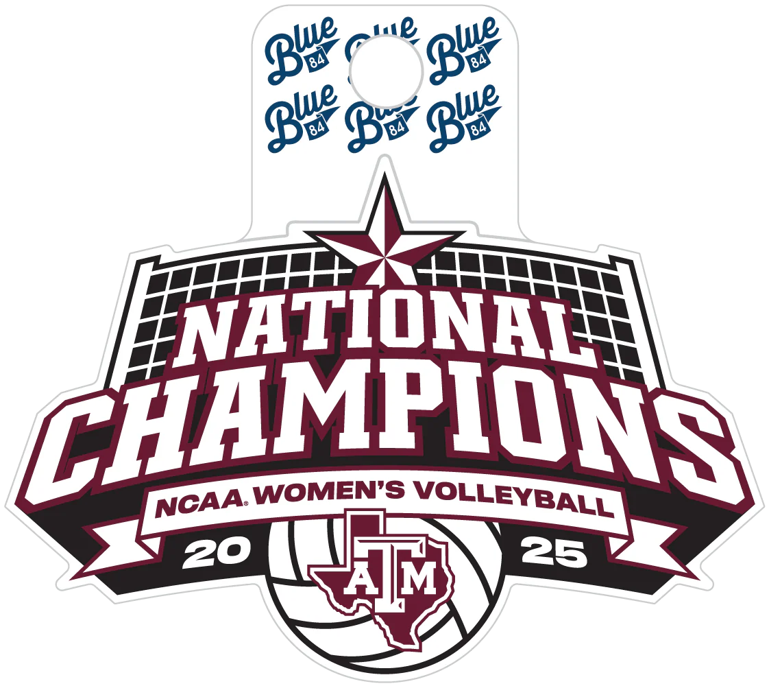 2025 Texas A&M Volleyball National Champions Decal