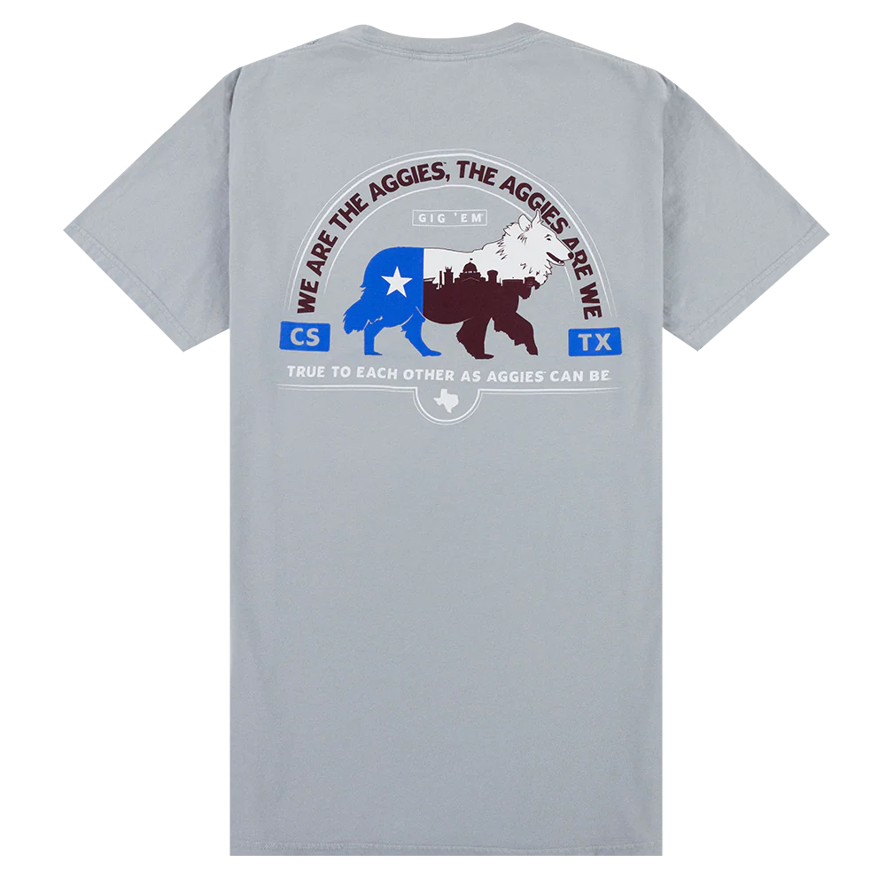 We Are The Aggies Reveille Gray T-Shirt