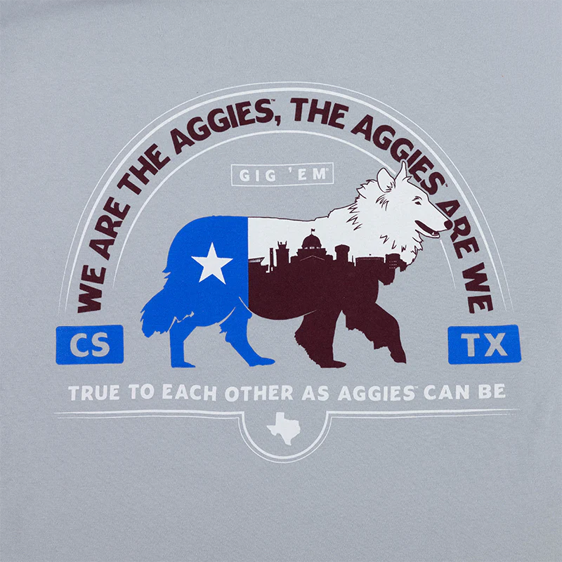 We Are The Aggies Reveille Gray T-Shirt - Image 2