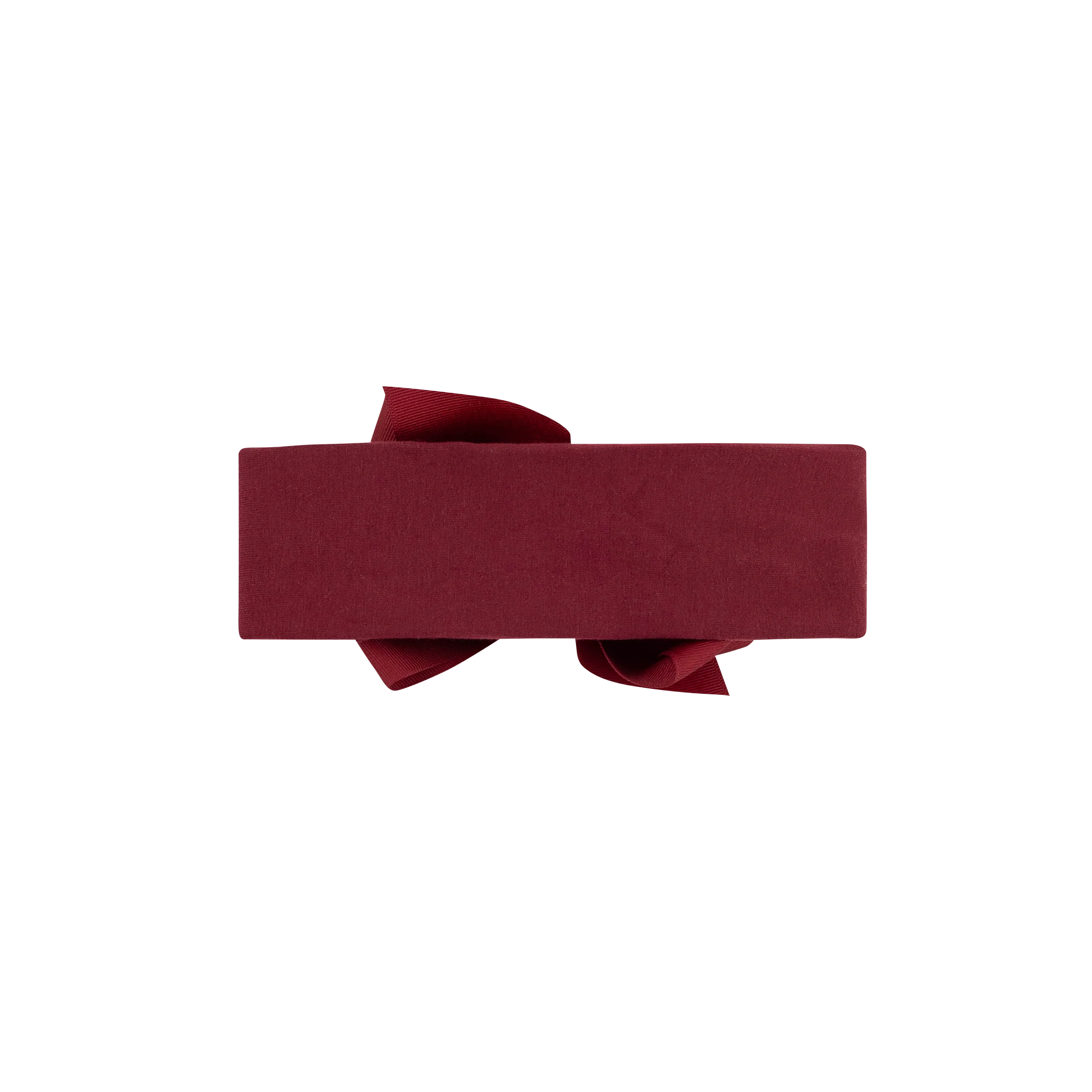 Wee Ones Small GG Bow - Maroon - Image 2