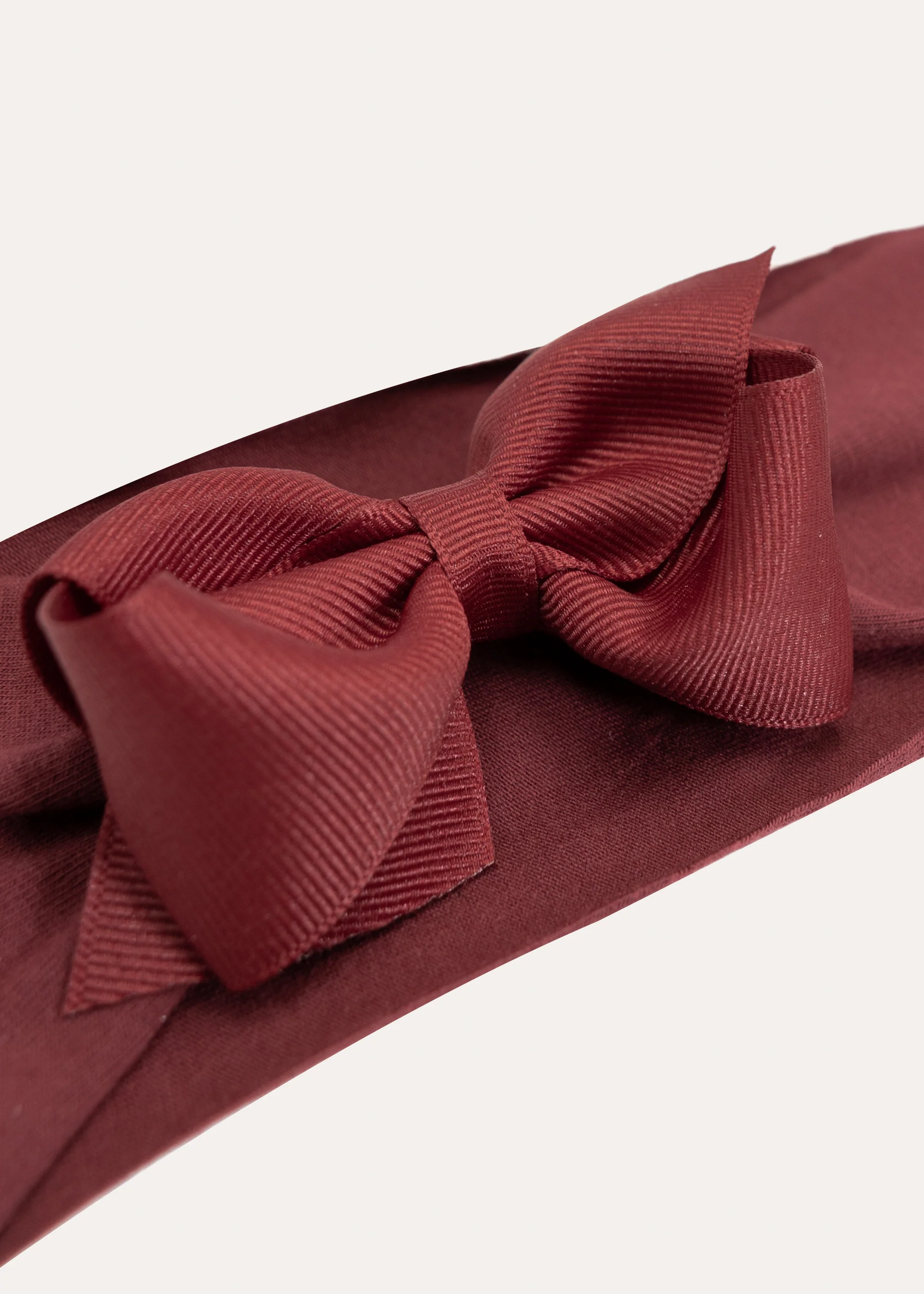 Wee Ones X-Small GG Bow - Maroon - Image 3