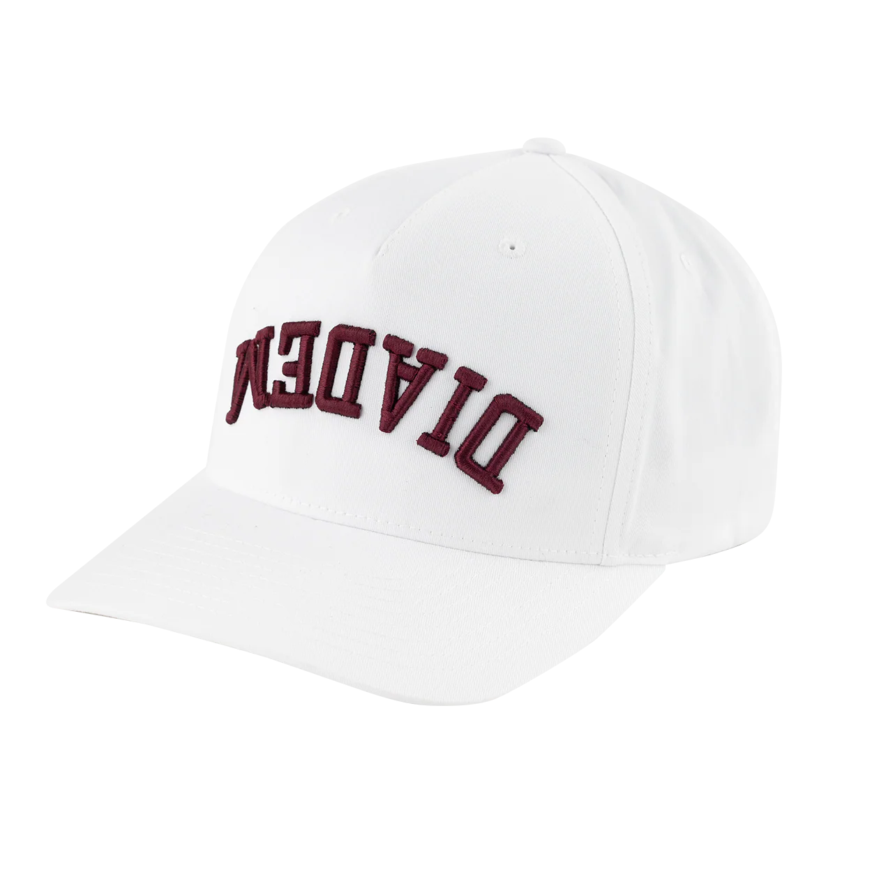 White Upside Down Diadem Cap