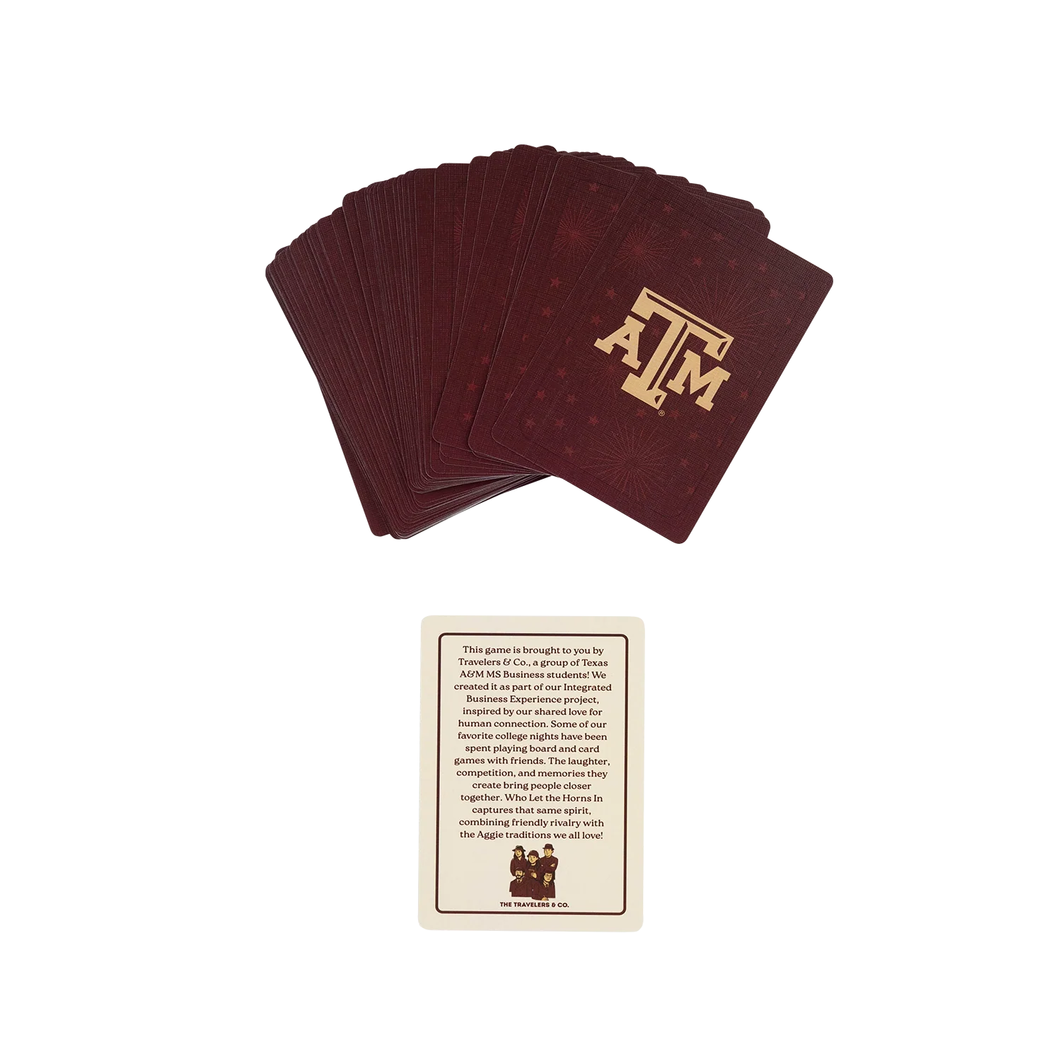 Who Let the Horns In Aggie Card Game - Image 3
