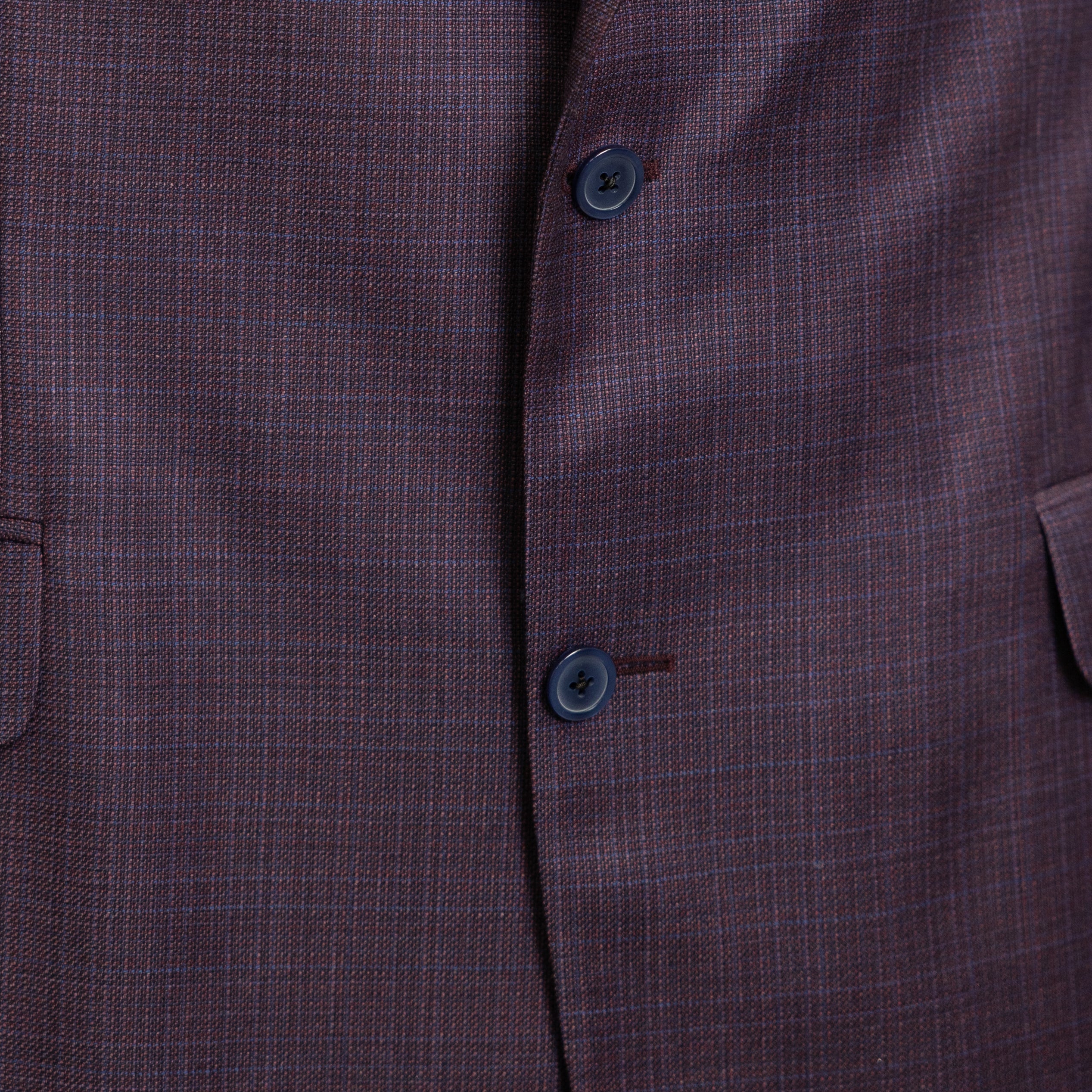Wool Maroon Blazer - Image 3
