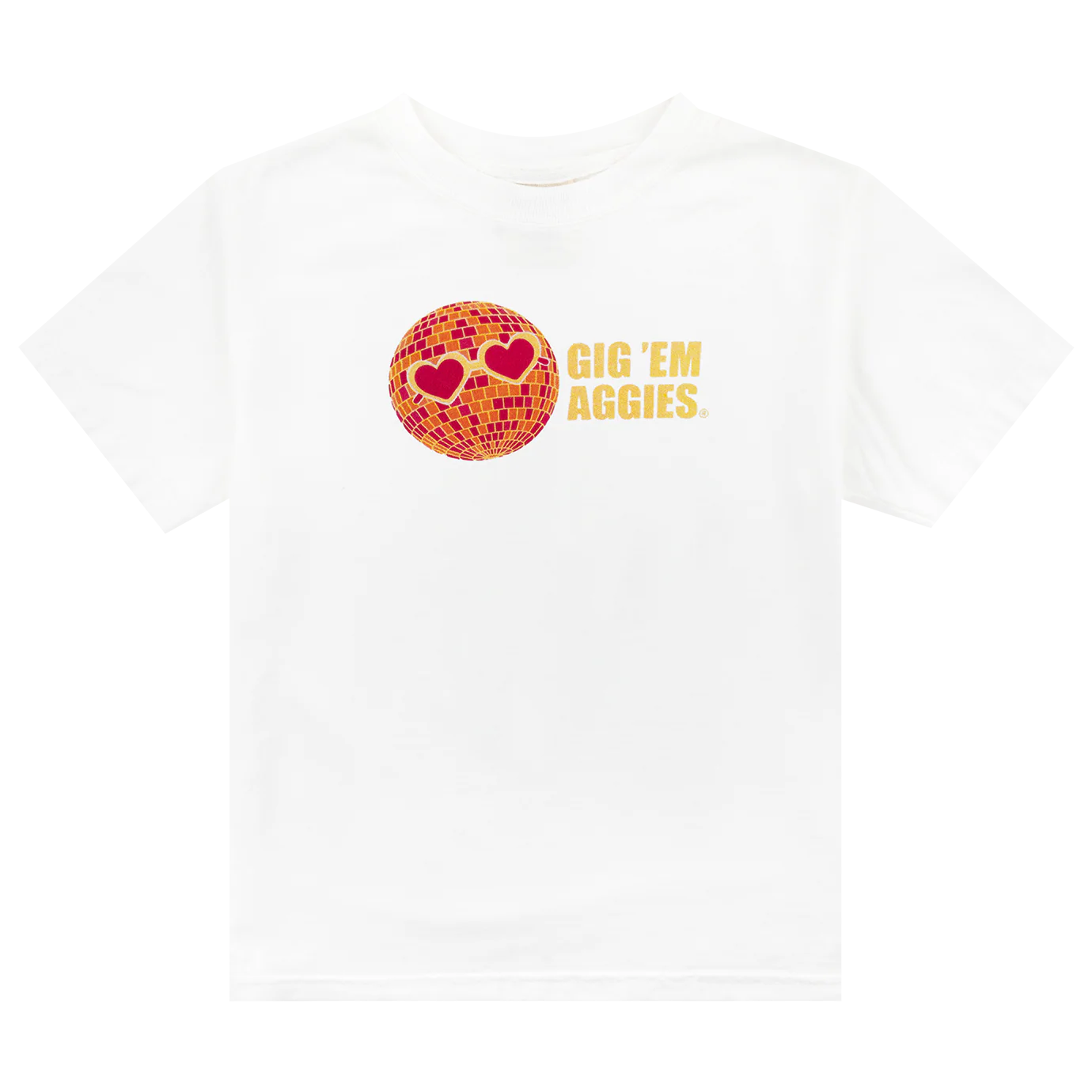 Youth Gig 'Em Aggies Farmers Fight T-Shirt - Image 2