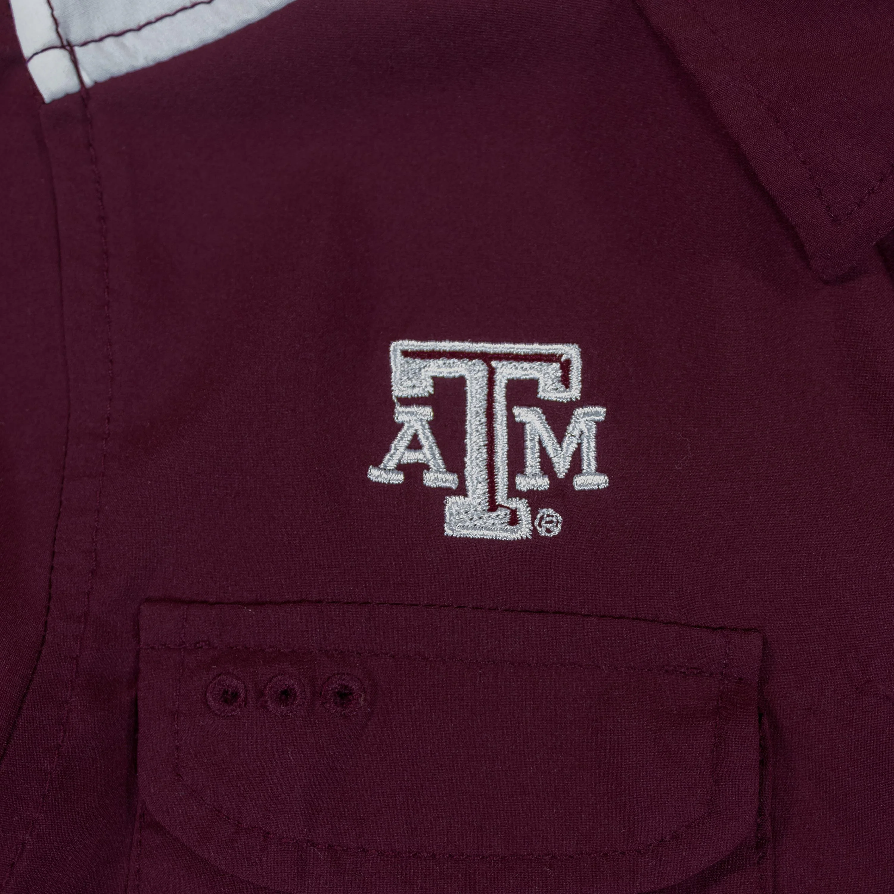 Texas A&M Youth Performance Flag Fishing Shirt - Image 3