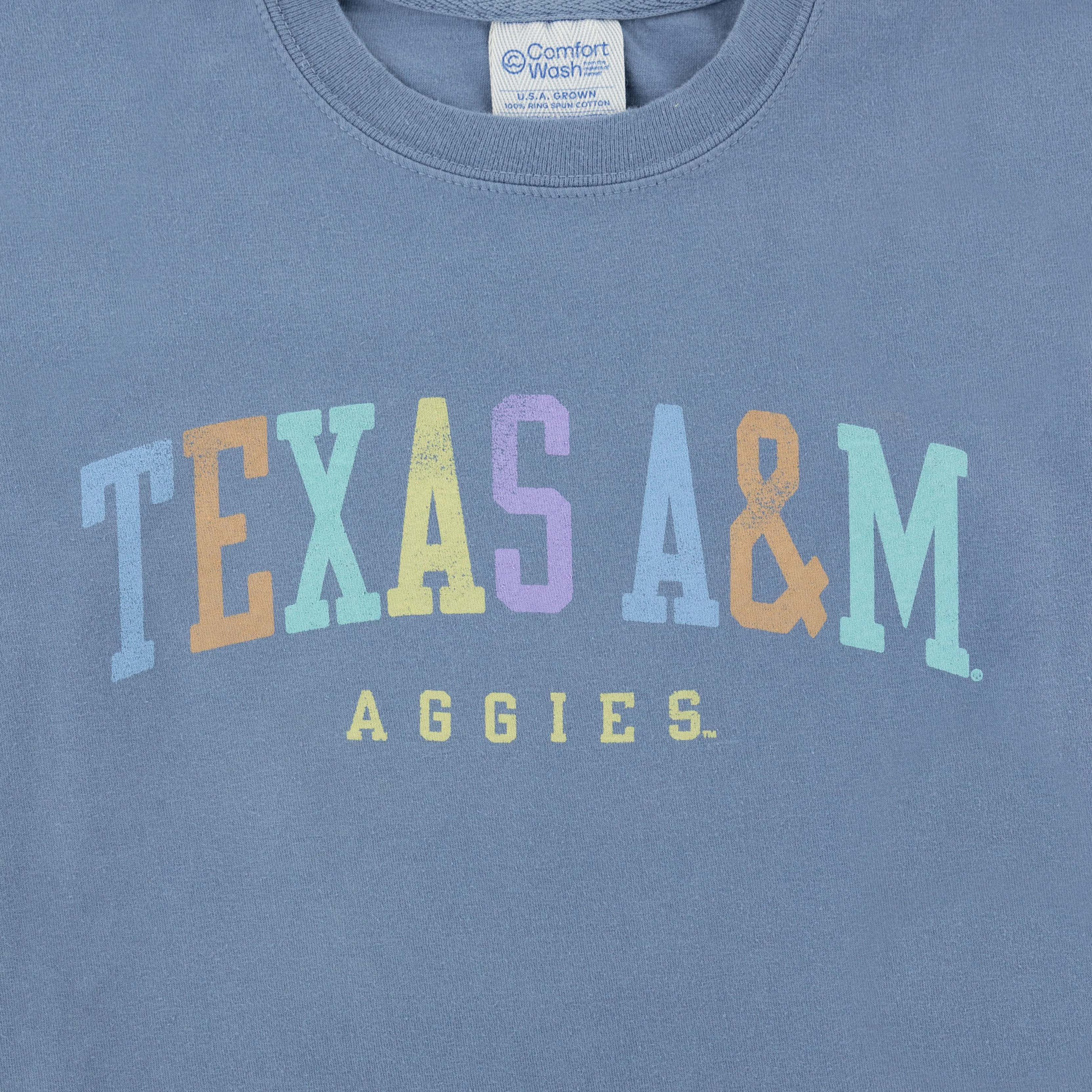 Texas A&M Aggies Youth Rainbow T-Shirt - Image 2