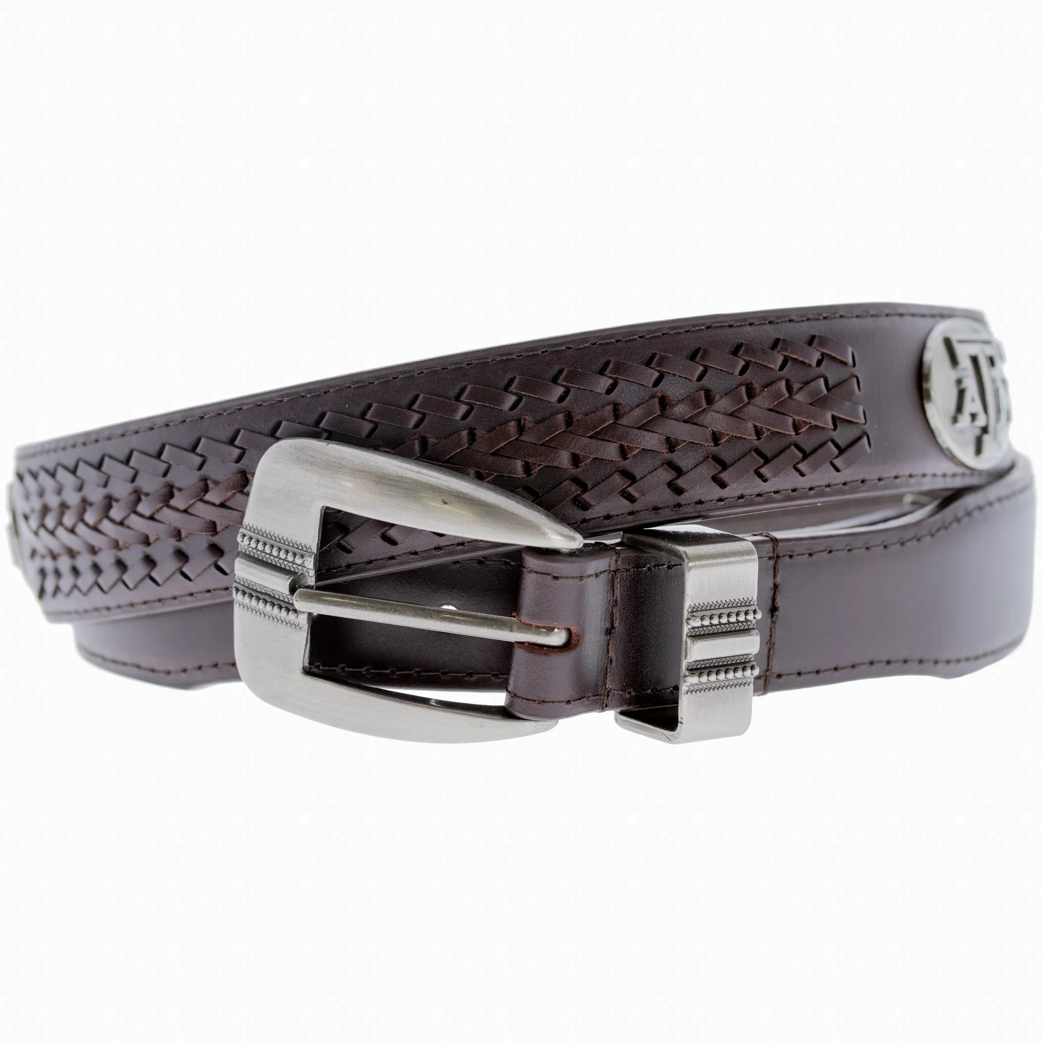 Texas A&M Zepplin Braided Concho Belt - Image 2