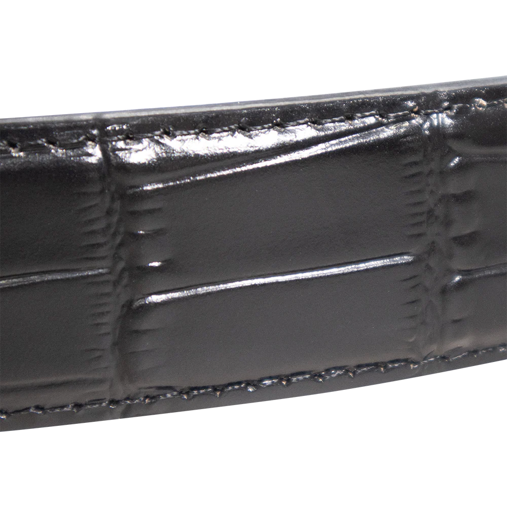 Texas A&M Zepplin Crocodile Concho Black Belt - Image 7