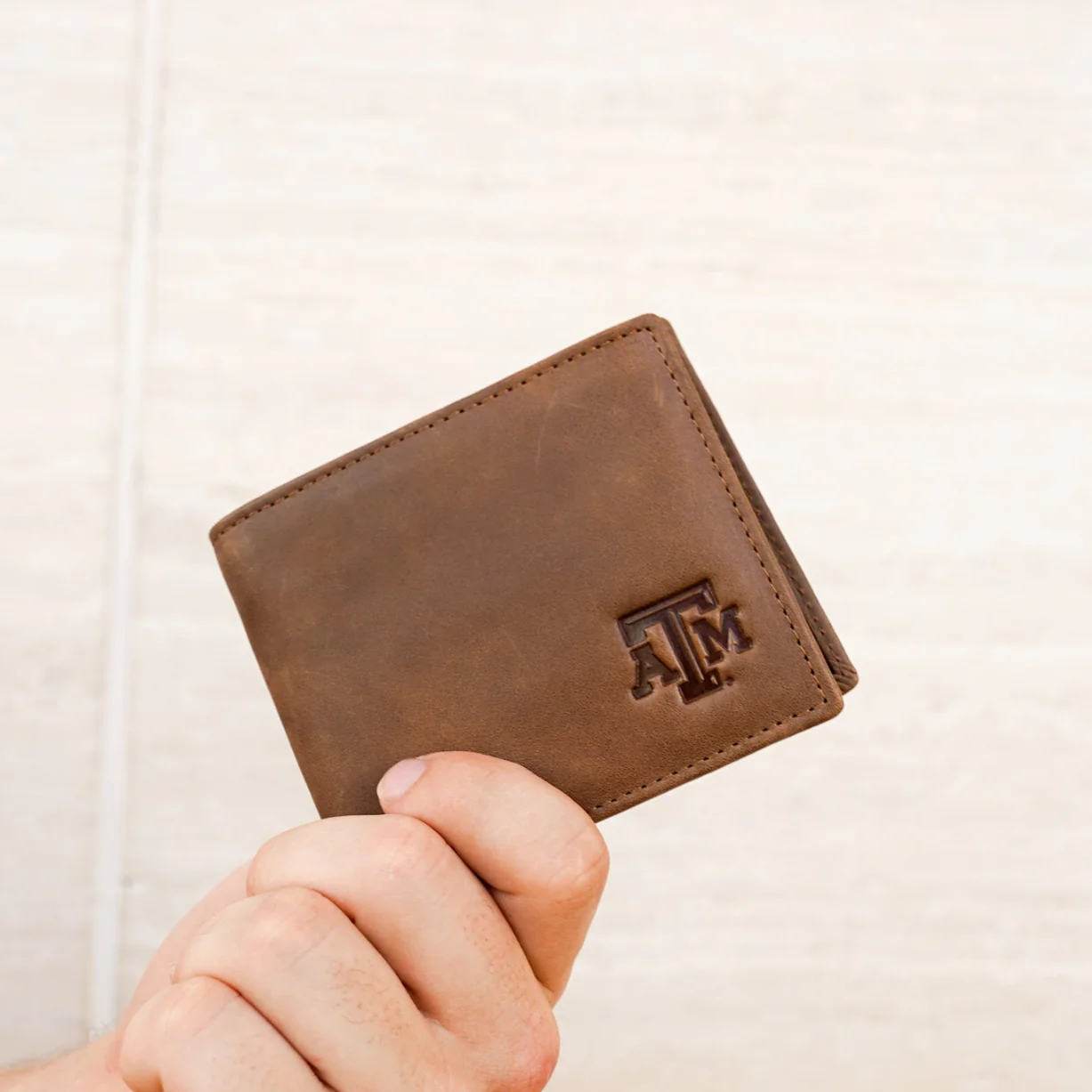 Texas A&M Zulu Leather Bifold Wallet - Image 2